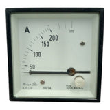 Amperímetro Analógico 65x65mm CELSA 0 a 400A 200/5A - Cabo Eletro