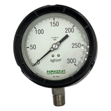 Manômetro Famabras DN 106mm 0 a 300kgf/cm² 1/2NPT - Cabo Eletro