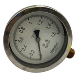 Manômetro Famabras DN 105mm 0 a 1,6kgf/cm² 1/2NPT - Cabo Eletro