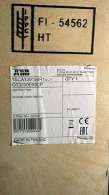 Chave Seccionadora ABB OT3200E03CP 1SCA129156R1001 3200A - Cabo Eletro