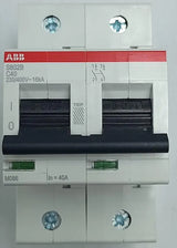 Disjuntor Bipolar ABB S802B-C40 40A 230/400v 16kA - Cabo Eletro