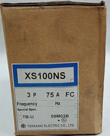 Disjuntor Tripolar Caixa Moldada Terasaki XS100NS 75A 220v - Cabo Eletro
