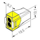Conector de Emenda WAGO 773-102 2,5mm² KIT 10 Peças - Cabo Eletro