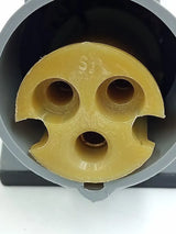 Tomada de Sobrepor Steck S-3009 16A 9H 380-440v - Cabo Eletro
