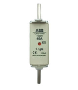 Fusível gG ABB OFAF1H40 1SCA022627R3760 40A 500v 120kA - Cabo Eletro