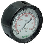 Manômetro Famabras 114/6 600Psi x 4100kPa 1/4NPT DN 130mm - Cabo Eletro