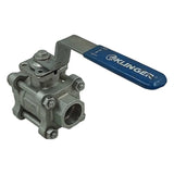 Válvula Esfera Klinger 3/4 20-PN 63 L19 3Y 1.4408 - Cabo Eletro