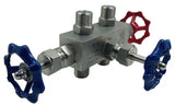 Válvula Manifold 3 Vias XH QFF 1CR18N19T1 1/2NPT PN6.4 DN 5 - Cabo Eletro