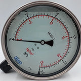 Manômetro Wika 233.50.160 2,5MPa 2,TLg kg/cm² 1/2NPT DN 15cm - Cabo Eletro