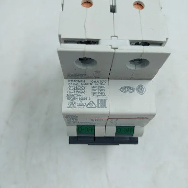 Disjuntor Bipolar GE G62D10 10KA 240/415V - Cabo Eletro