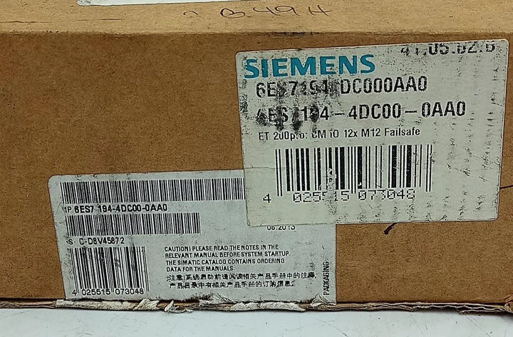 Módulo de Conexão Siemens 6ES7194-4DC00-0AA0 - Cabo Eletro