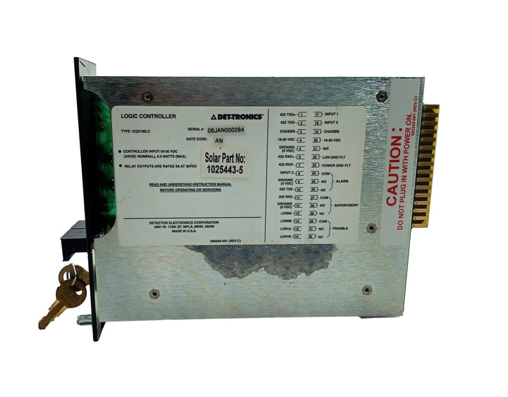 Módulo Controlador DET-TRONICS EQ2100LC 18-30vdc 5W - Cabo Eletro