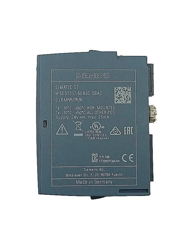 Módulo ET 200SP Siemens 6ES7137-6EA00-0BA0 24vdc 10A - Cabo Eletro