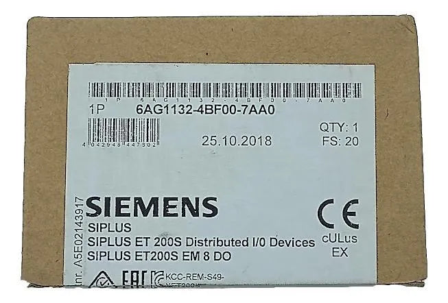 Módulo SIPLUS ET200S Siemens 6AG1132 4BF00 7AA0 - Cabo Eletro