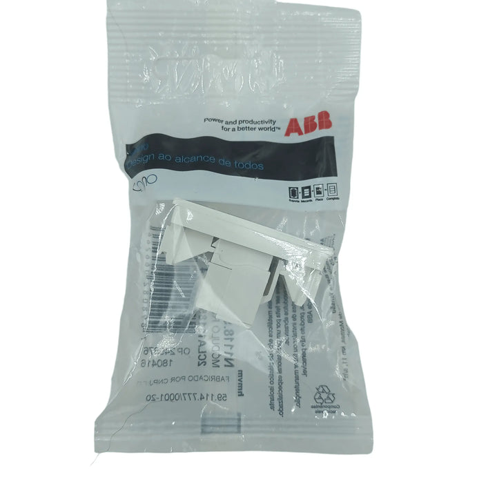 Módulo ABB Unno RJ45 CAT5E Branco N1118.5-BL - Cabo Eletro