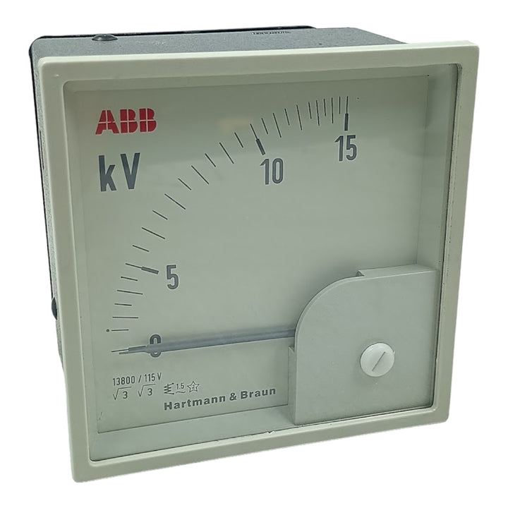 Voltimetro ABB 96x96 0-15kv 13800/115v - Cabo Eletro