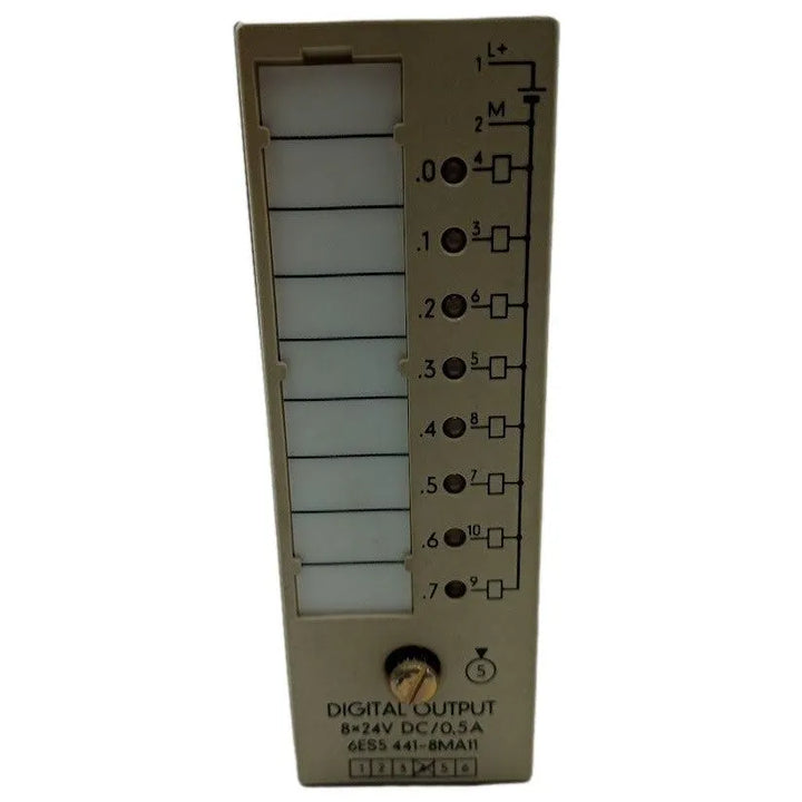 Módulo de Saída Digital Siemens 6ES5 441-8MA11 8x24V DC/0,5A - Cabo Eletro