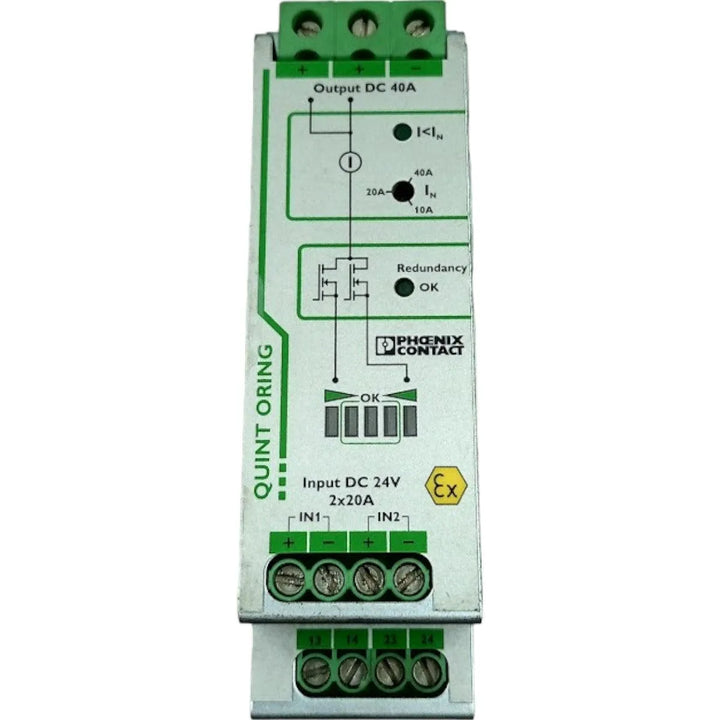 Módulo Phoenix Contact QUINT-ORING/24DC/2X20/1X40 2320186 - Cabo Eletro