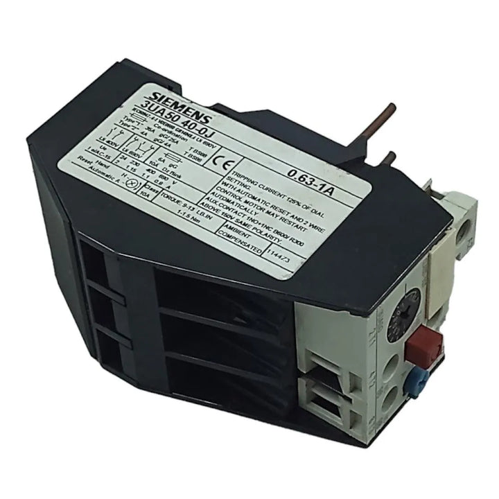 Relé de Sobrecarga Siemens 3UA50 40-0J 0.63-1A 690v - Cabo Eletro