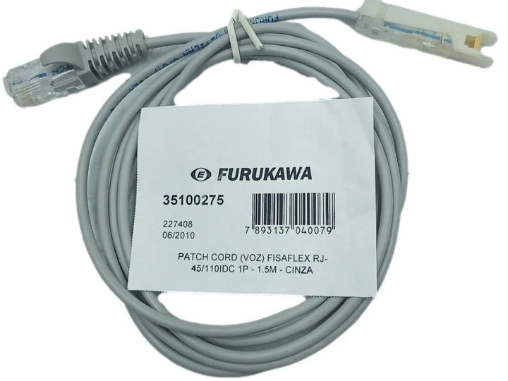 Patch Cord Furukawa 35100275 RJ-45/110IDC 1P-1.5M- 05 PÇS - Cabo Eletro