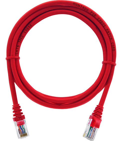 Cabo de Rede Furukawa Fisaflex Cat.6 RJ-45/110ID T568A 2.5M - Cabo Eletro