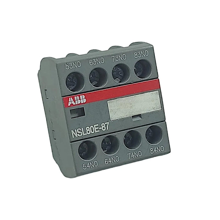 Contator Auxiliar Frontal ABB NSL80E-87 4NA - Cabo Eletro