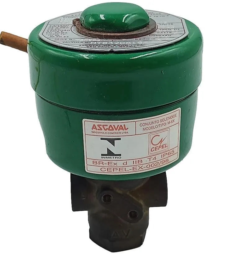 Válvula Solenoide ASCO HT8320A195 110/120v 1/4 10.5w - Cabo Eletro