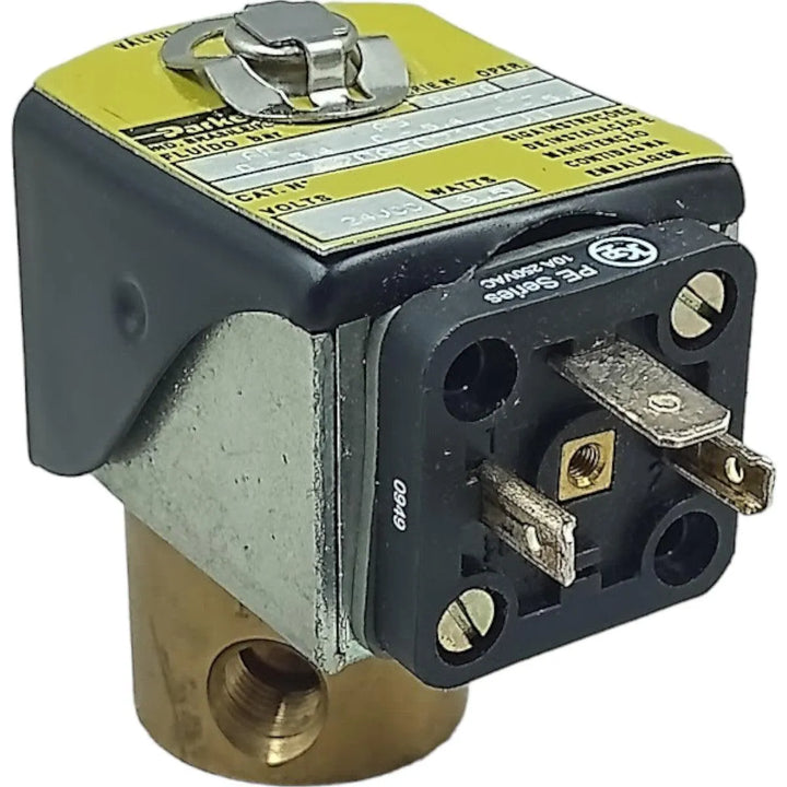 Válvula Solenoide Parker 20AF071TFVU 24vCC 9,5w 5,4 Bar 1/4 - Cabo Eletro