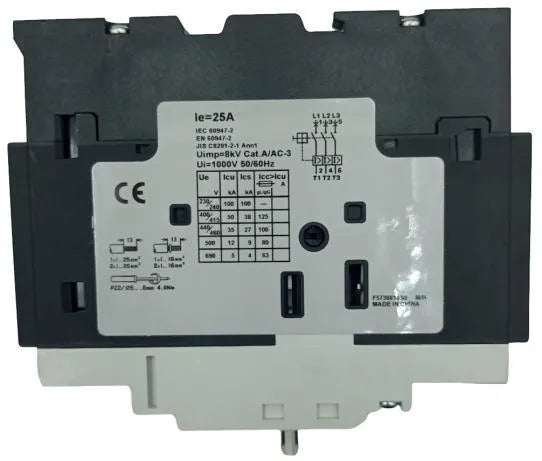 Disjuntor Motor GE GPS2MHAP 25A 1000v 50/60Hz 8kV - Cabo Eletro