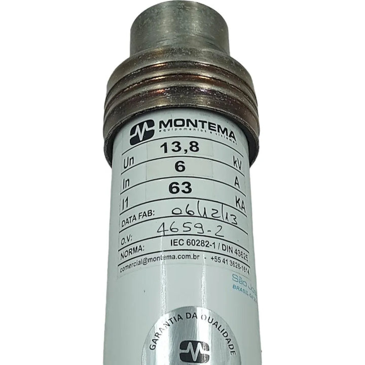 Fusível Hh Montema 13,8kv 6a 63ka 12kgf - Cabo Eletro