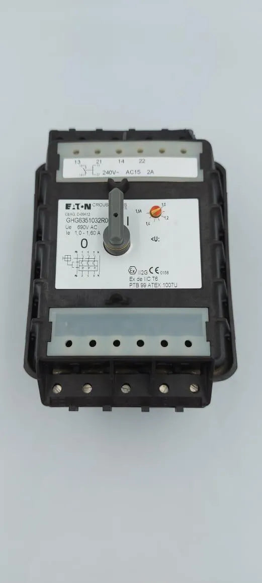 Disjuntor Motor Eaton GHG6351032R0006 1,0-1,60A690V - Cabo Eletro