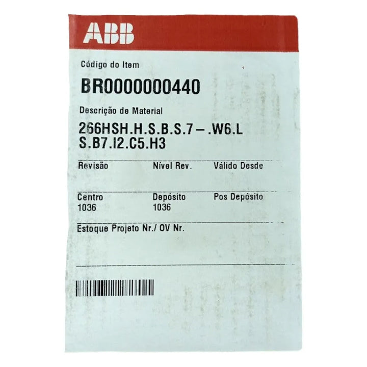 Transmissor de Pressão ABB 2600T266HSHHSBS7 -100kPa a 160kPa - Cabo Eletro