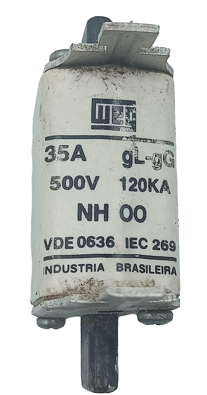 Fusível WEG VDE 0636 35A 500V 120KA - Cabo Eletro