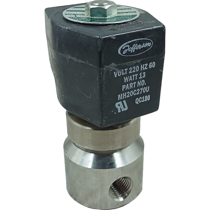 Valvula Solenoide Jefferson 1390ST2T 1/4 NPT 220V/60Hz - Cabo Eletro