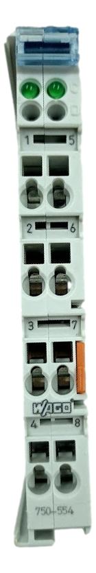 Módulo de Saída Analogica Wago 750-554 4-20mA - Cabo Eletro