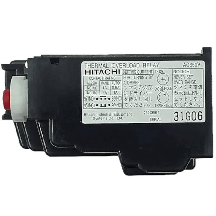 Relé de Sobrecarga Hitachi TR20B-1E 0.3A 220v - Cabo Eletro