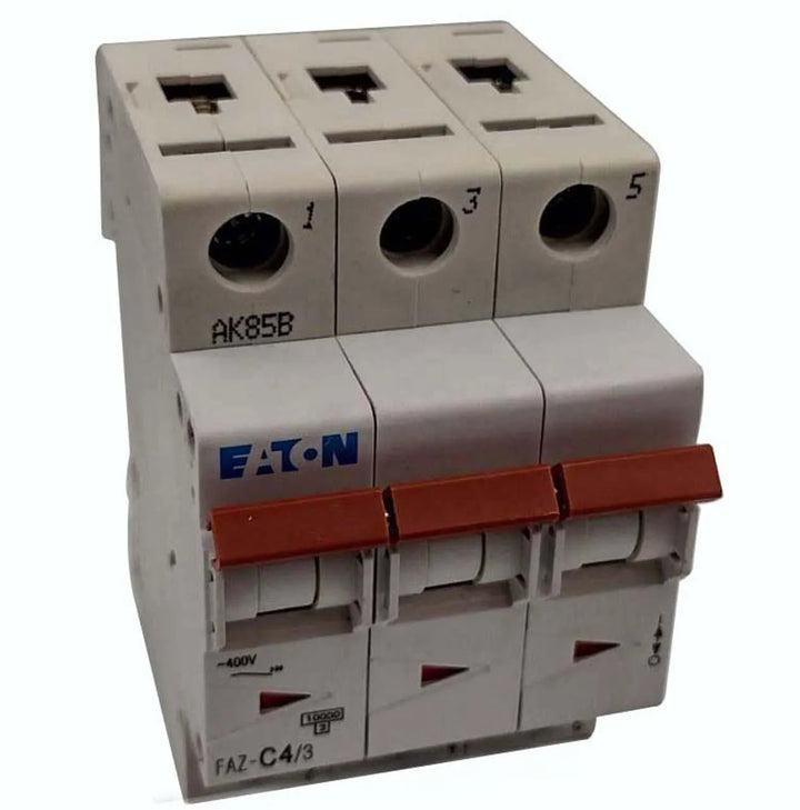 Disjuntor Tripolar Eaton Faz-C4/3 4A 400v - Cabo Eletro