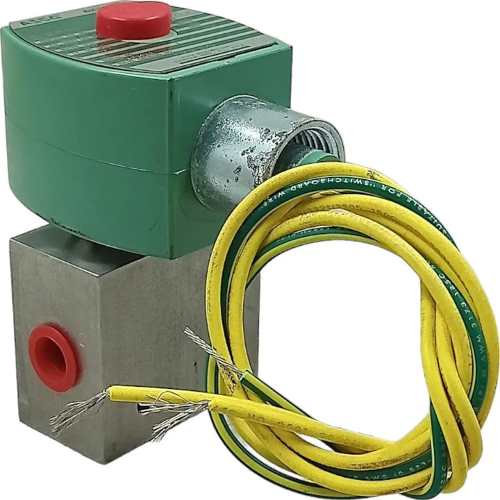 Válvula Solenoide ASCO HT8327G042 1/4 3 vias 11.6W - Cabo Eletro