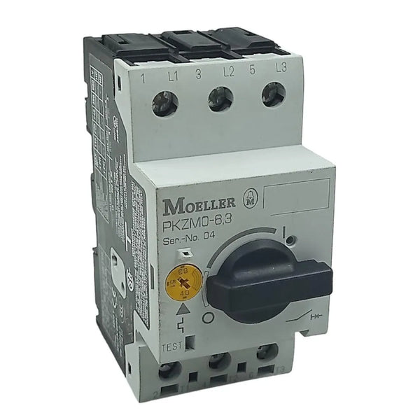 Disjuntor Motor Moeller PKZO-6,3 4,0-6,3A 440V - Cabo Eletro