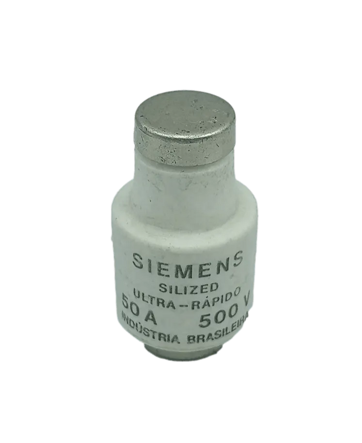 Fusível Ultra Rápido Silized Siemens 50A 500V (KIT 5 PEÇAS) - Cabo Eletro