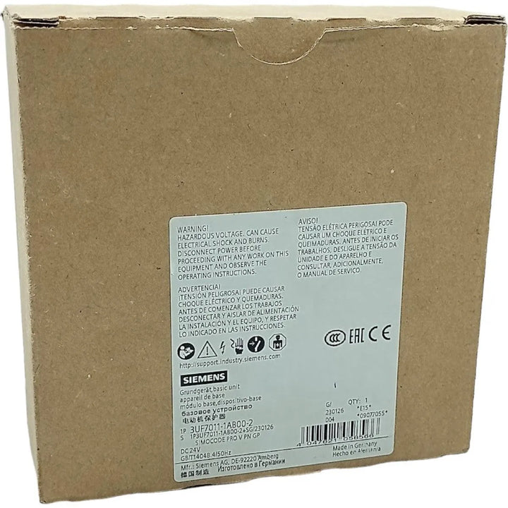Módulo Medição de Corrente Siemens 3UF7011-1AB00-2 24vDC - Cabo Eletro