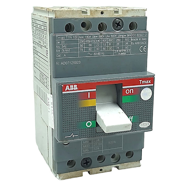 Disjuntor Caixa Moldada ABB Sace Tmax T1N 160 32A 690v 8kv - Cabo Eletro