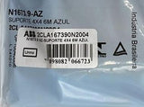 Suporte 4x4 6M Azul ABB N1673.9 2CLA167390N2004S KIT 3 Peças - Cabo Eletro
