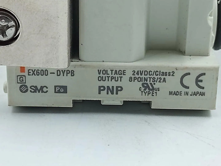 Válvula Solenoide SMC PNP EX600-DYPB 24VDC 2A (USADO) - Cabo Eletro