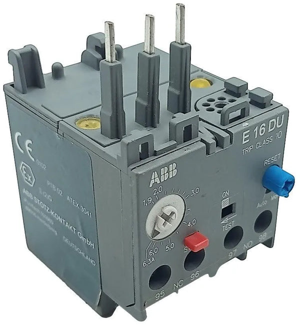 Relé de Sobrecarga ABB E16DU-6.3 2-6.3A 690v 6kV 50/60Hz - Cabo Eletro