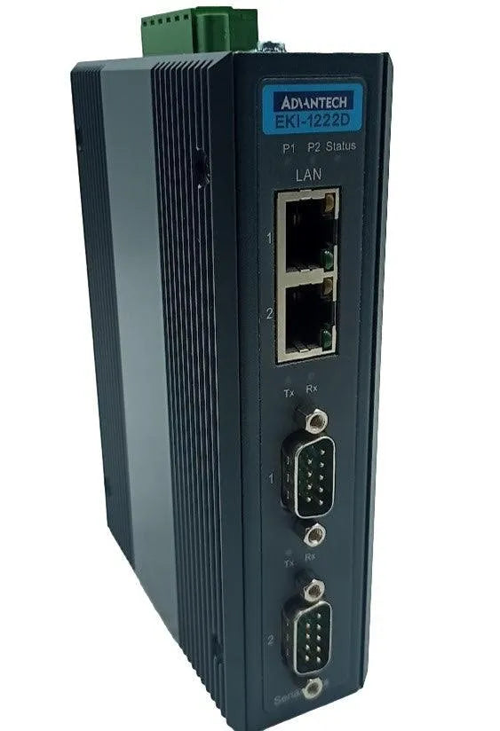 Switch de Ethernet Advantech EKI-1222D 2-port 12-48v 0.3A - Cabo Eletro