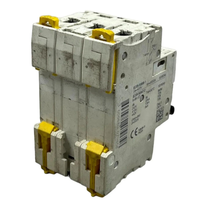 Disjuntor Tripolar Schneider IC60N Curva C 16A 400V 50/60Hz - Cabo Eletro