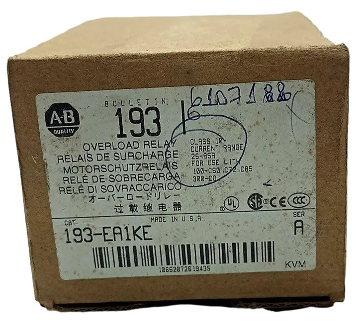 Relé de Sobrecarga Allen Bradley 193-EA1KE A 26-85A - Cabo Eletro