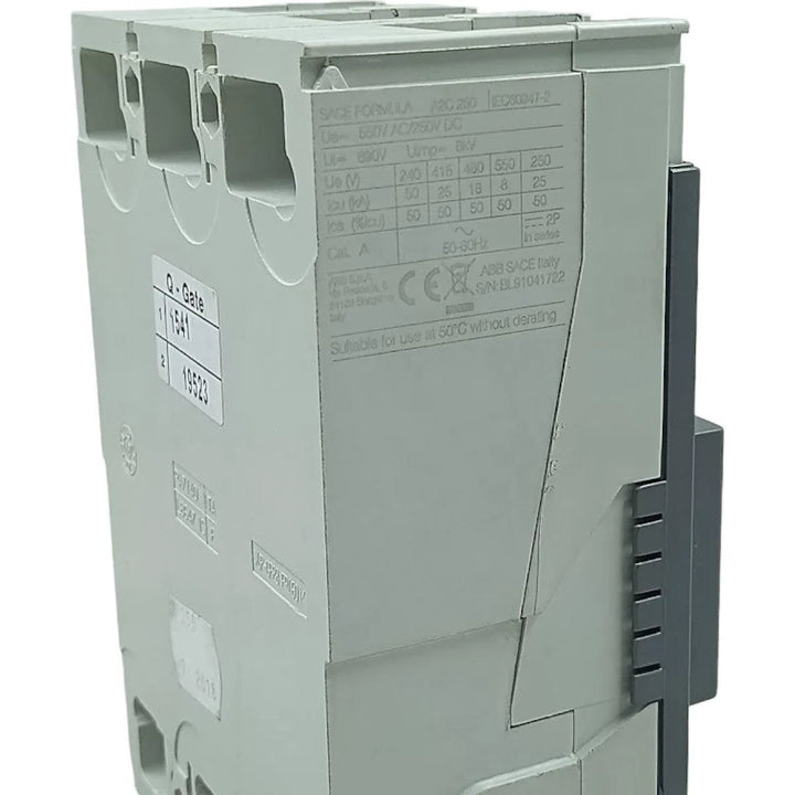 Disjuntor Caixa Moldada ABB Sace FORMULA A2C 250 250A 550V - Cabo Eletro