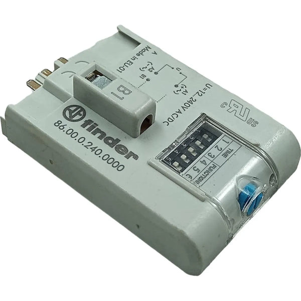 Módulo Temporizador Finder 86.00.0240.0000 12-240V AC/DC - Cabo Eletro